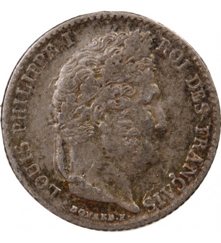 LOUIS PHILIPPE﻿ - 1/4 FRANC ARGENT 1839 A PARIS