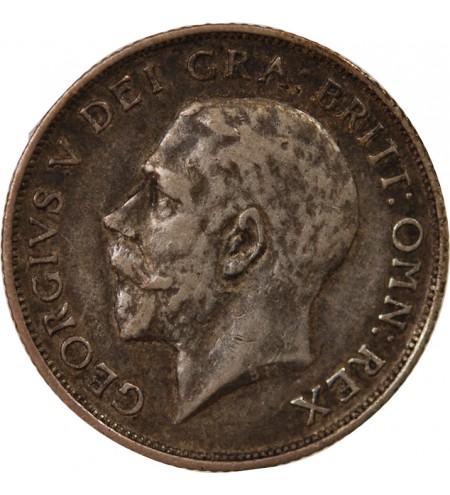 GRANDE-BRETAGNE, GEORGES V - SHILLING ARGENT 1914