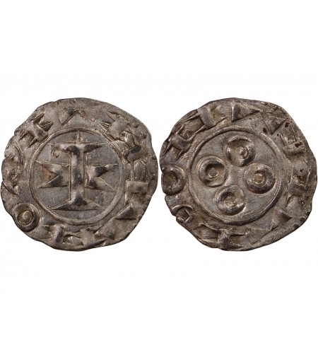 COMTÉ DE MELGUEIL, ÉVÊQUES DE MAGUELONE – DENIER 1080 / 1120