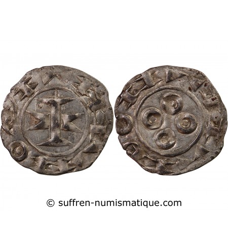COMTÉ DE MELGUEIL, ÉVÊQUES DE MAGUELONE – DENIER 1080 / 1120