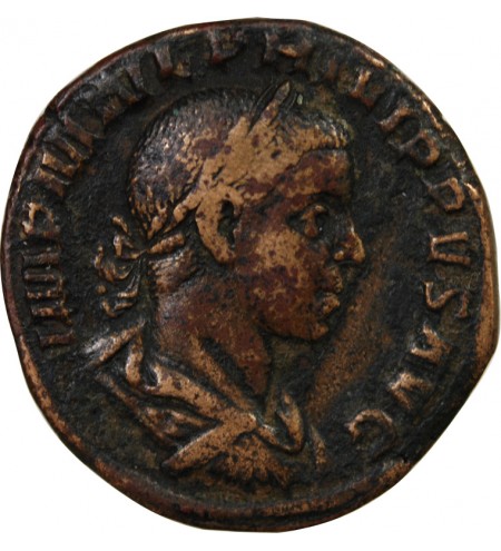 PHILIPPE II - SESTERCE 247 ROME