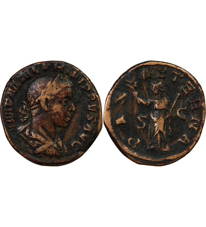 PHILIPPE II - SESTERCE 247 ROME