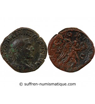 PHILIPPE Ier L'ARABE - SESTERCE 244 ROME