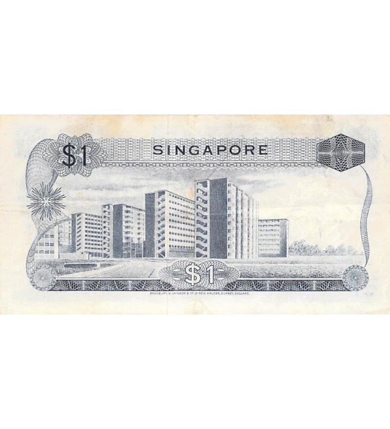 SINGAPOUR - 1 DOLLAR (1972) - TTB