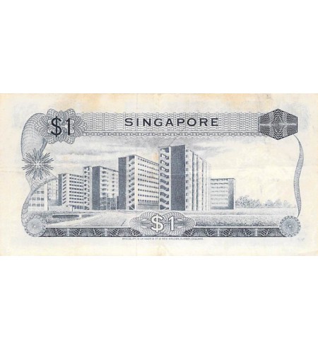 SINGAPOUR - 1 DOLLAR (1972) - TTB
