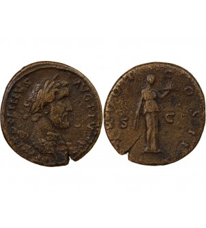 ANTONIN LE PIEUX - SESTERCE 154 / 155 ROME 2