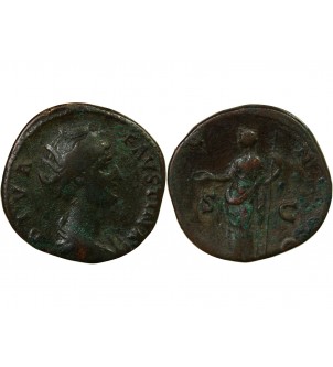FAUSTINE MÈRE - SESTERCE 147 ROME 2