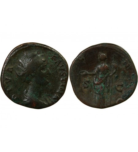 FAUSTINE MÈRE - SESTERCE 147 ROME