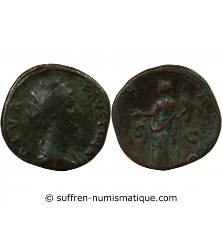 FAUSTINE MÈRE - SESTERCE 147 ROME