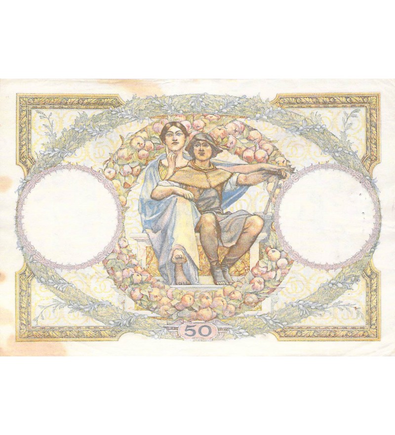 FRANCE, LUC-OLIVIER MERSON - 50 FRANCS 10/08/1933 - TTB+