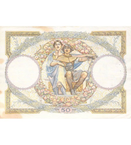 FRANCE, LUC-OLIVIER MERSON - 50 FRANCS 10/08/1933 - TTB+