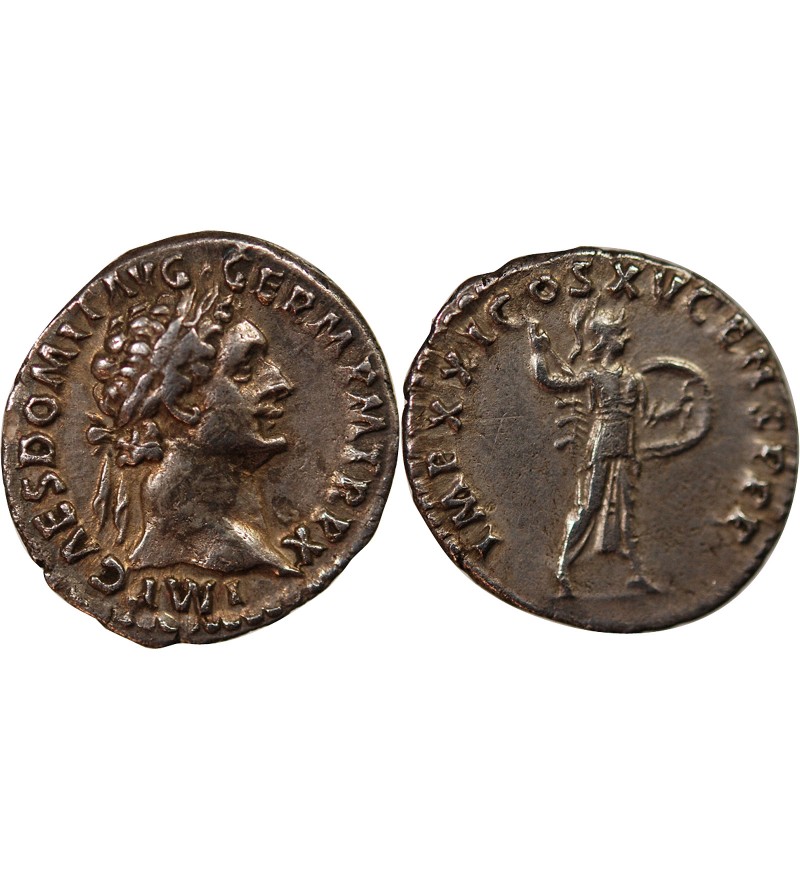 DOMITIEN - DENIER ARGENT 90 / 91 ROME