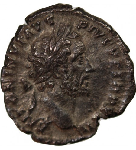 ANTONIN LE PIEUX - DENIER ARGENT 158 ROME