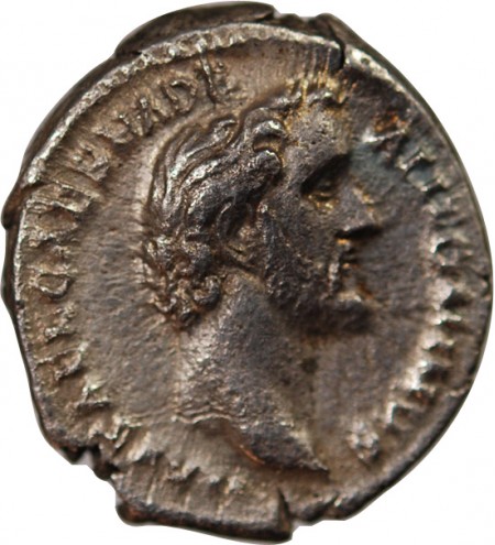 ANTONIN LE PIEUX - DENIER ARGENT 138 ROME