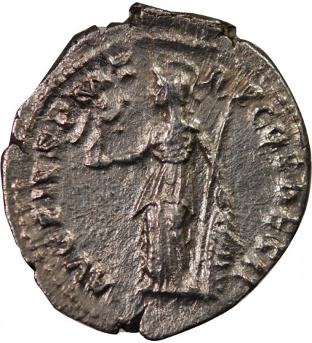 ANTONIN LE PIEUX - DENIER ARGENT 138 ROME