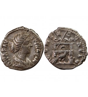 FAUSTINE JEUNE - DENIER ARGENT 176 ROME 2