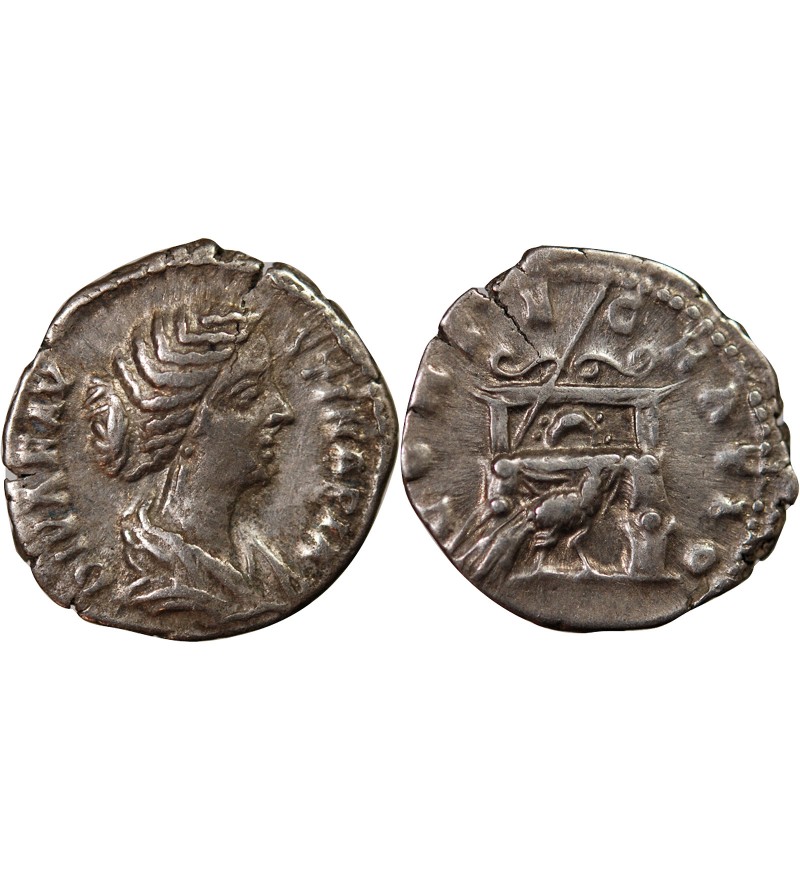 FAUSTINE JEUNE - DENIER ARGENT 176 ROME