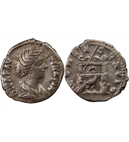 FAUSTINE JEUNE - DENIER ARGENT 176 ROME