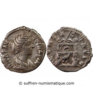 FAUSTINE JEUNE - DENIER ARGENT 176 ROME