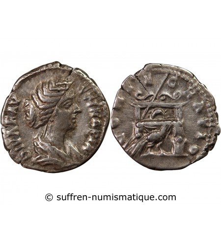 FAUSTINE JEUNE - DENIER ARGENT 176 ROME