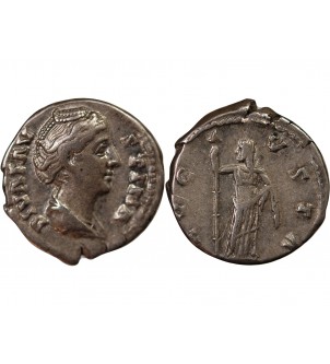 FAUSTINE MÈRE - DENIER ARGENT 148 ROME 2