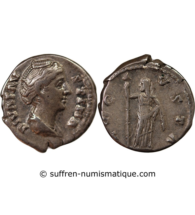 FAUSTINE MÈRE - DENIER ARGENT 148 ROME
