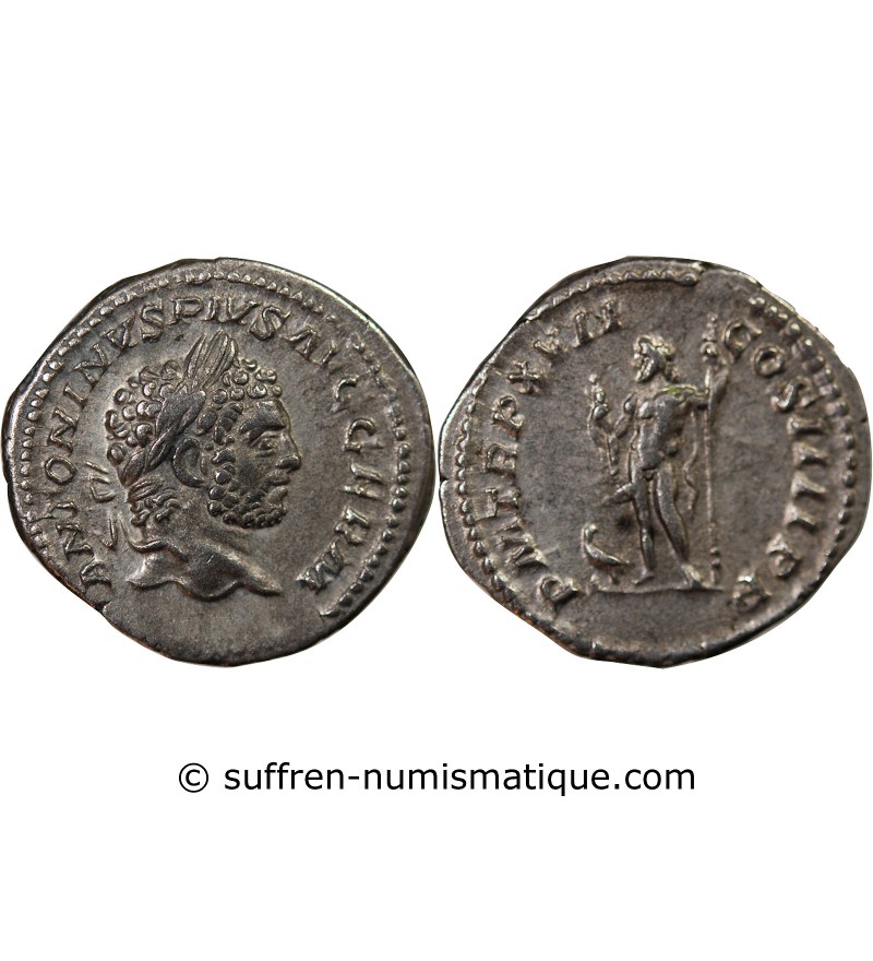 CARACALLA - DENIER ARGENT 214 ROME