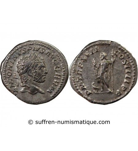 CARACALLA - DENIER ARGENT 214 ROME