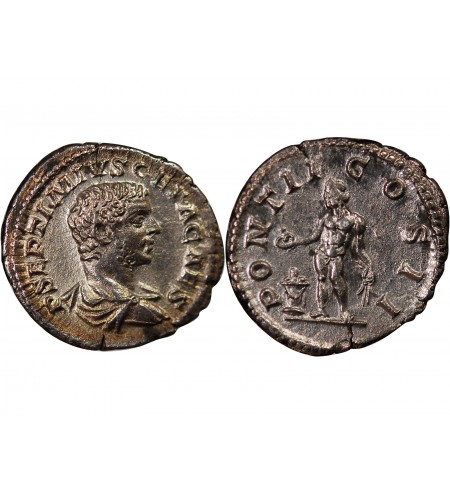 GETA - DENIER ARGENT 208 ROME