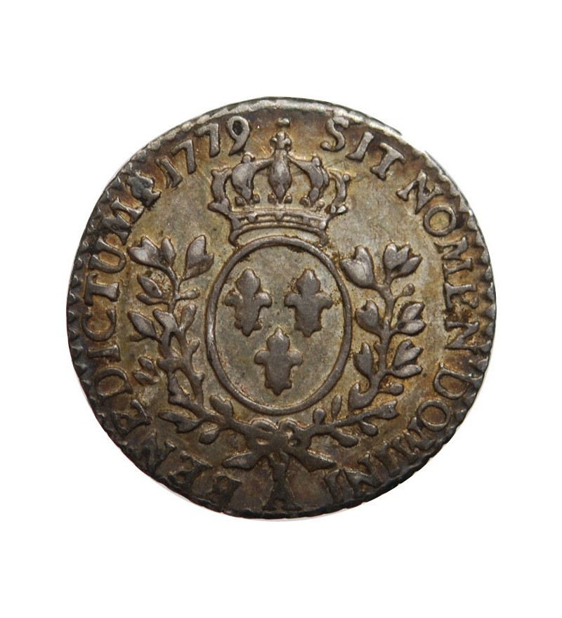 LOUIS XVI - 1/20 ECU A LA VIEILLE TETE LOUIS XV 1779 A PARIS