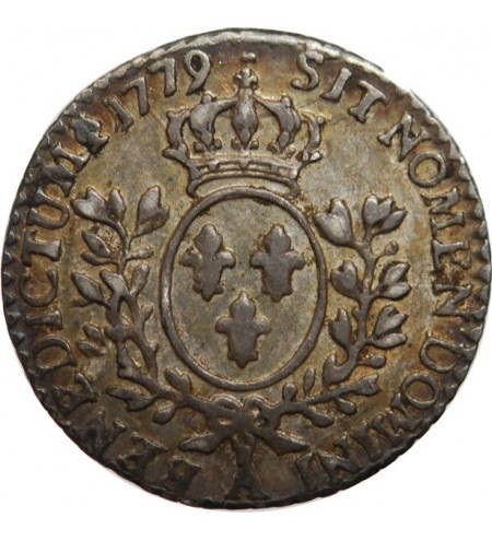 LOUIS XVI - 1/20 ECU A LA VIEILLE TETE LOUIS XV 1779 A PARIS