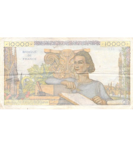 FRANCE, GÉNIE FRANCAIS - 10 000 FRANCS 05/02/1953 - TTB