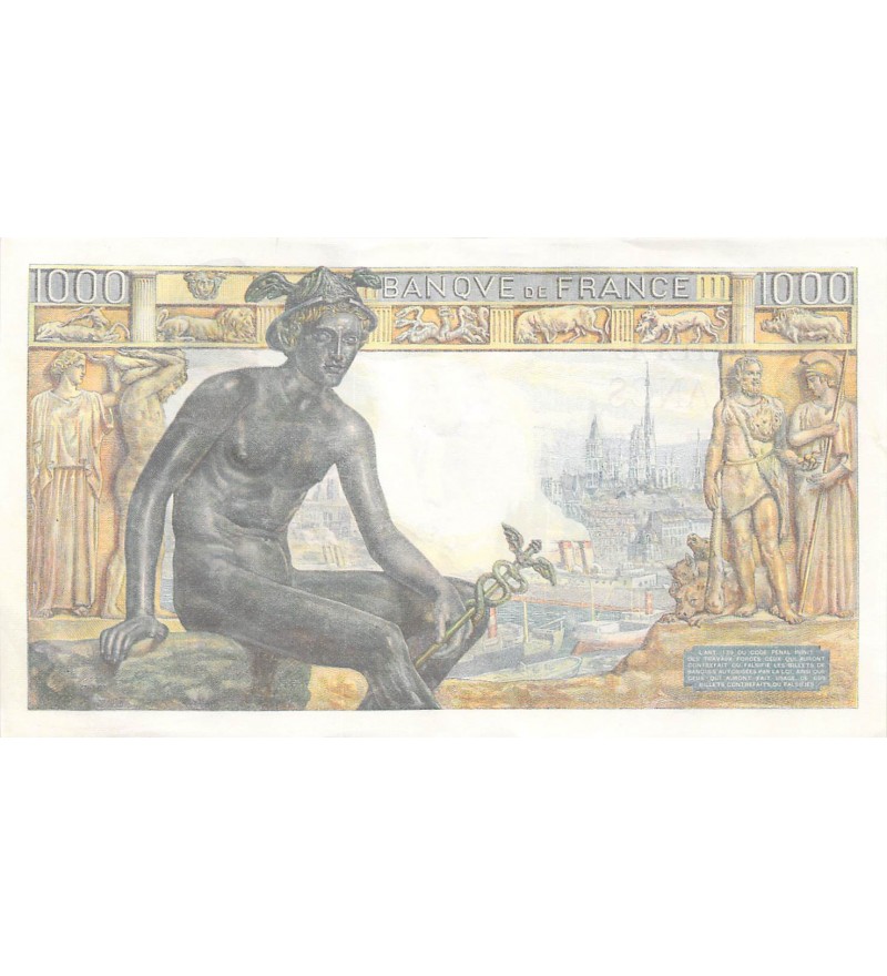 FRANCE, DEMETER - 1000 FRANCS 20/06/1942 - SUP