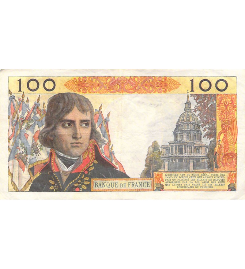FRANCE, BONAPARTE - 100 NF 07/03/1963 - SÉRIE L.234 - TTB