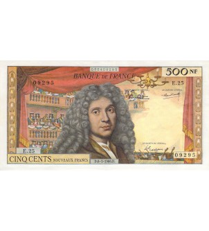 FRANCE, MOLIÈRE - 500 NF 06/01/1966 - SÉRIE E.25 - PSUP