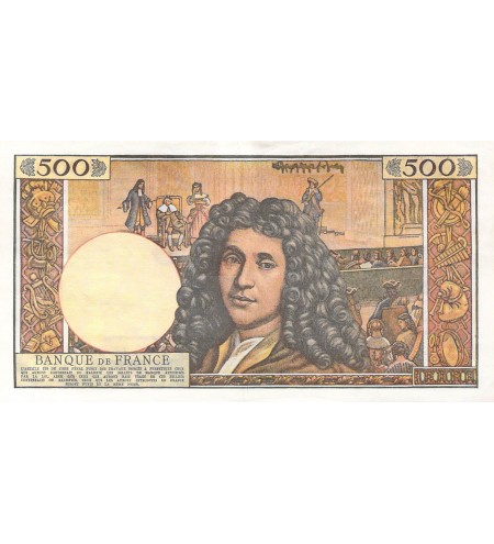 FRANCE, MOLIÈRE - 500 NF 06/01/1966 - SÉRIE E.25 - PSUP