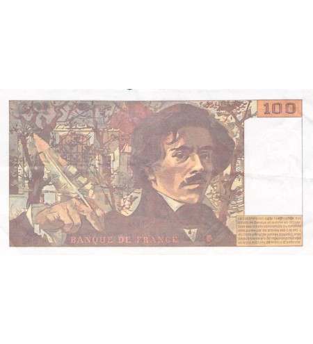 FRANCE, DELACROIX - 100 FRANCS 1995 - SÉRIES VARIÉES - TTB+