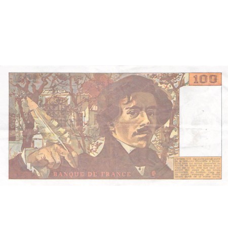 FRANCE, DELACROIX - 100 FRANCS 1993 - SÉRIES VARIÉES - TTB