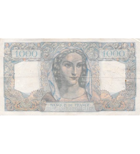 FRANCE, MINERVE ET HERCULE - 1000 FRANCS 26/08/1948 - SERIE R.473 - PTTB