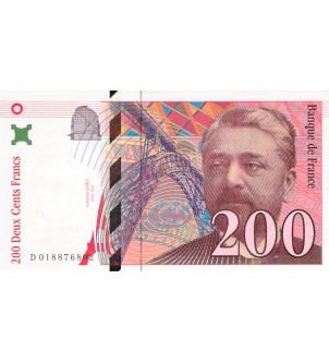 FRANCE, GUSTAVE EIFFEL - 200 FRANCS 1996 - SÉRIES VARIÉES - P.NEUF 2