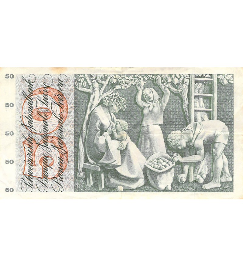 SUISSE - 50 FRANCS 15/01/1969 - TB+