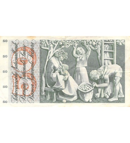SUISSE - 50 FRANCS 15/01/1969 - TB+
