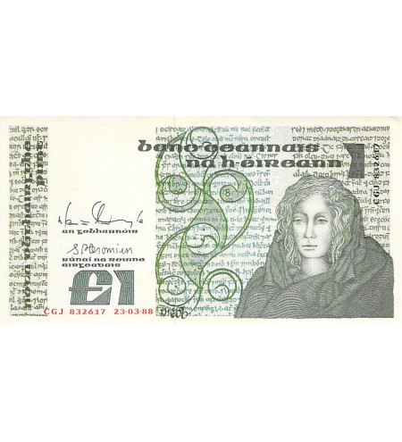 IRLANDE, QUEEN MEDB - 1 POUND 23/03/1988 - SUP+