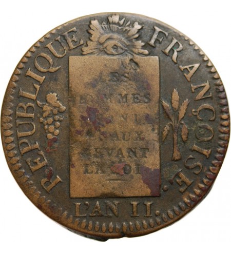 REVOLUTION FRANCAISE, CONVENTION - SOL AUX BALANCES 1793 BB STRASBOURG