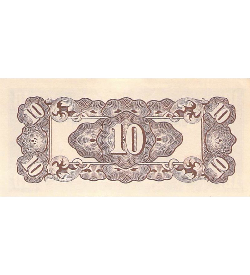 PHILIPPINES, OCCUPATION JAPONAISE - 10 CENTAVOS 1942