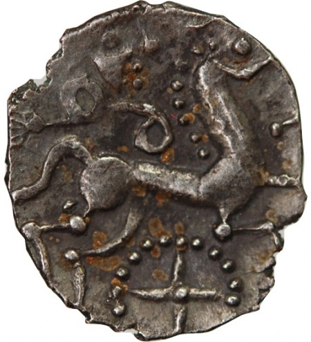 AULERQUES CENOMANS - DENIER ARGENT A LA TÊTE CASQUEE