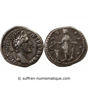 ANTONIN LE PIEUX - DENIER ARGENT 148 ROME