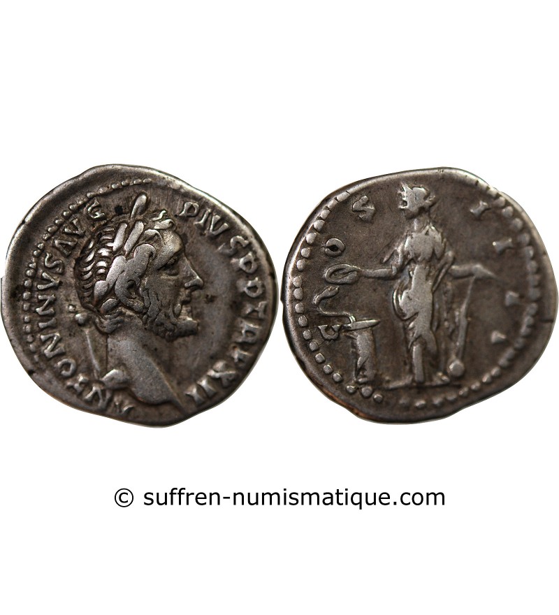 ANTONIN LE PIEUX - DENIER ARGENT 148 ROME