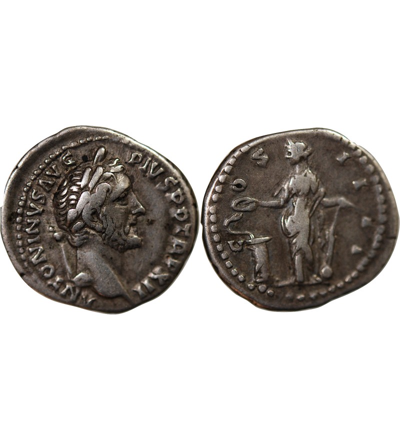 ANTONIN LE PIEUX - DENIER ARGENT 148 ROME