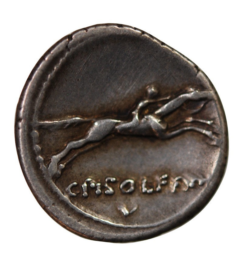 CALPURNIA - DENIER ARGENT 67 AV JC ROME